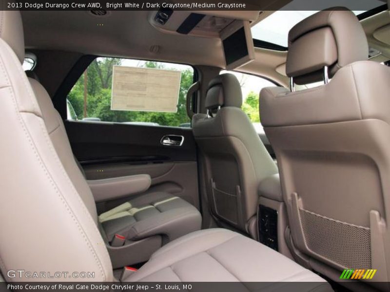 Bright White / Dark Graystone/Medium Graystone 2013 Dodge Durango Crew AWD
