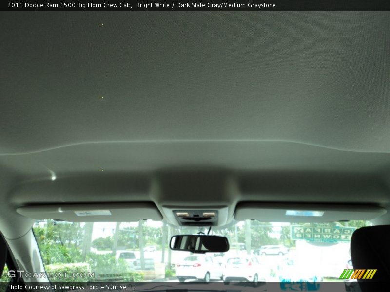 Bright White / Dark Slate Gray/Medium Graystone 2011 Dodge Ram 1500 Big Horn Crew Cab