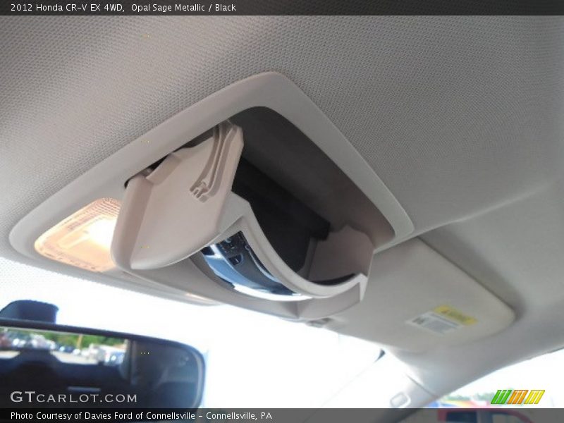 Opal Sage Metallic / Black 2012 Honda CR-V EX 4WD