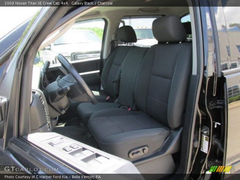 Galaxy Black / Charcoal 2009 Nissan Titan SE Crew Cab 4x4