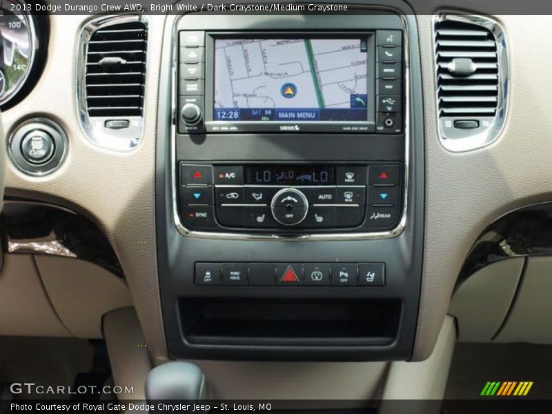 Controls of 2013 Durango Crew AWD