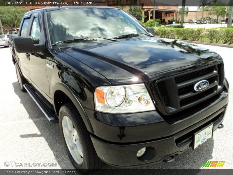 Black / Black 2007 Ford F150 FX4 SuperCrew 4x4