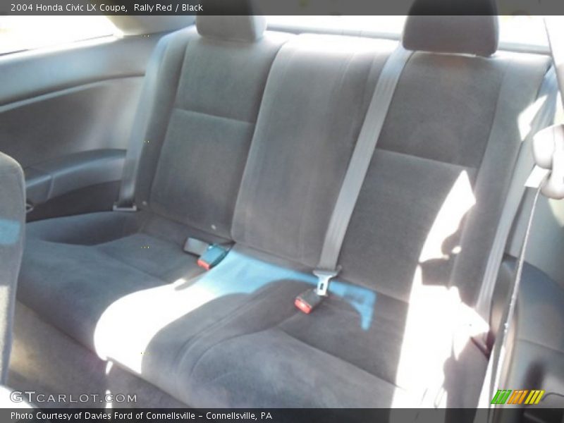 Rally Red / Black 2004 Honda Civic LX Coupe