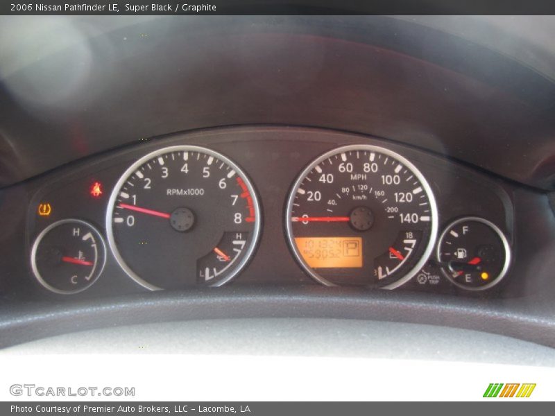 Super Black / Graphite 2006 Nissan Pathfinder LE