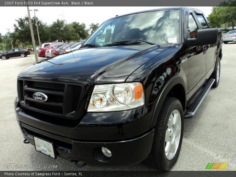 Black / Black 2007 Ford F150 FX4 SuperCrew 4x4