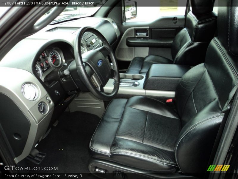 Front Seat of 2007 F150 FX4 SuperCrew 4x4