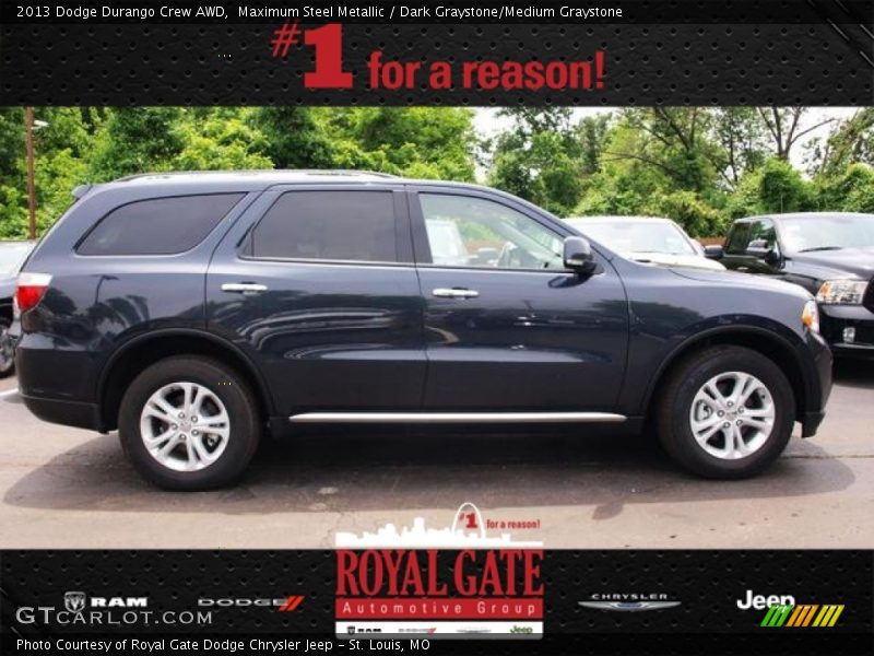 Maximum Steel Metallic / Dark Graystone/Medium Graystone 2013 Dodge Durango Crew AWD