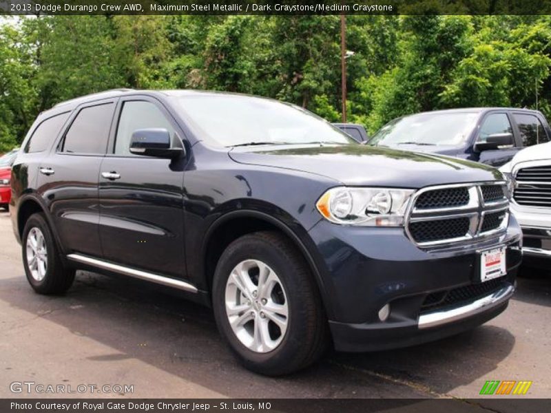 Maximum Steel Metallic / Dark Graystone/Medium Graystone 2013 Dodge Durango Crew AWD