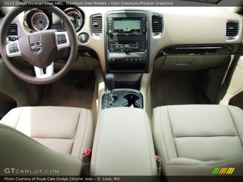 Maximum Steel Metallic / Dark Graystone/Medium Graystone 2013 Dodge Durango Crew AWD