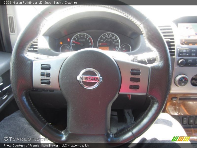 Super Black / Graphite 2006 Nissan Pathfinder LE