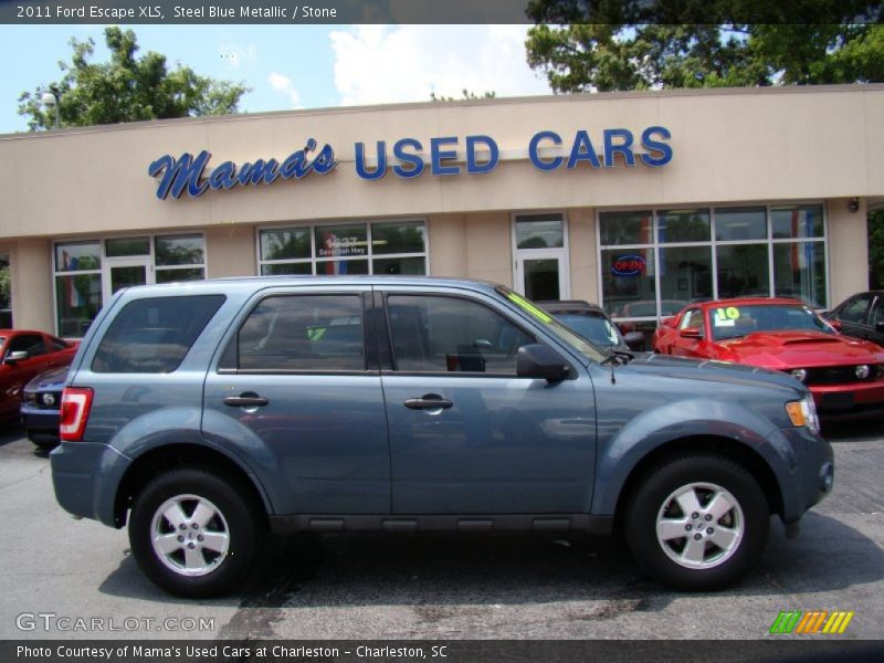 Steel Blue Metallic / Stone 2011 Ford Escape XLS