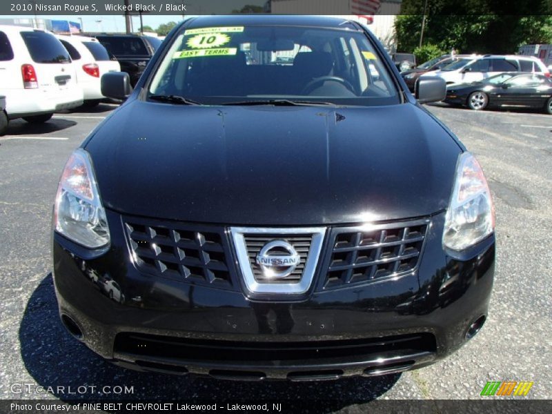 Wicked Black / Black 2010 Nissan Rogue S