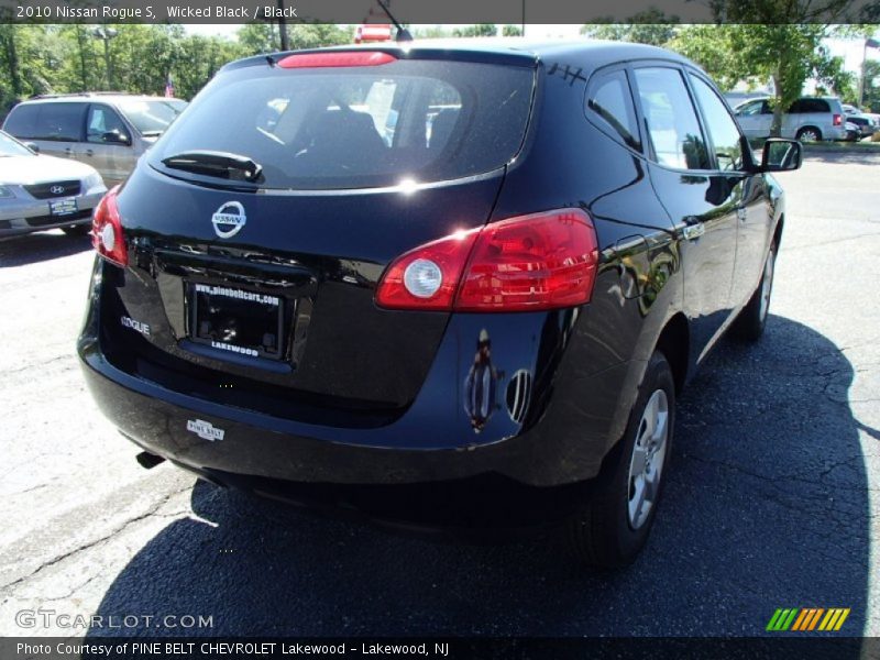 Wicked Black / Black 2010 Nissan Rogue S