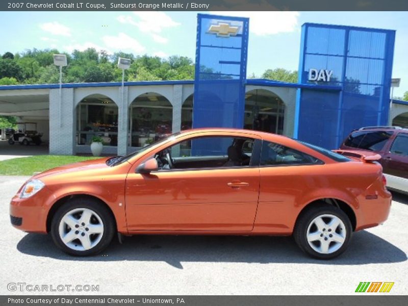 Sunburst Orange Metallic / Ebony 2007 Chevrolet Cobalt LT Coupe