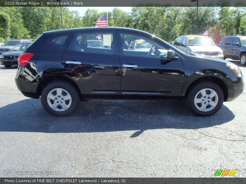 Wicked Black / Black 2010 Nissan Rogue S
