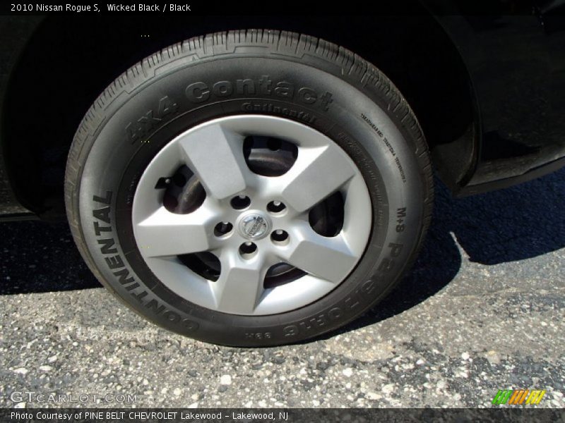Wicked Black / Black 2010 Nissan Rogue S