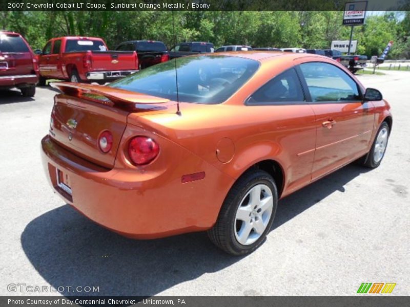 Sunburst Orange Metallic / Ebony 2007 Chevrolet Cobalt LT Coupe