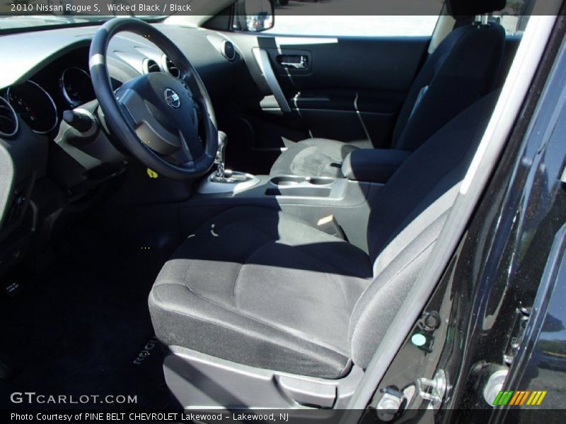 Wicked Black / Black 2010 Nissan Rogue S