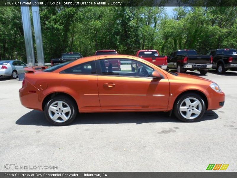 Sunburst Orange Metallic / Ebony 2007 Chevrolet Cobalt LT Coupe