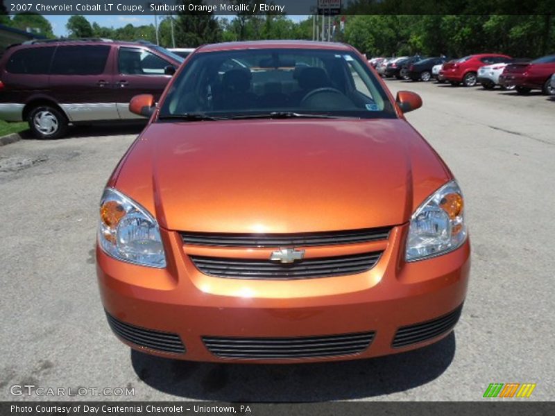 Sunburst Orange Metallic / Ebony 2007 Chevrolet Cobalt LT Coupe