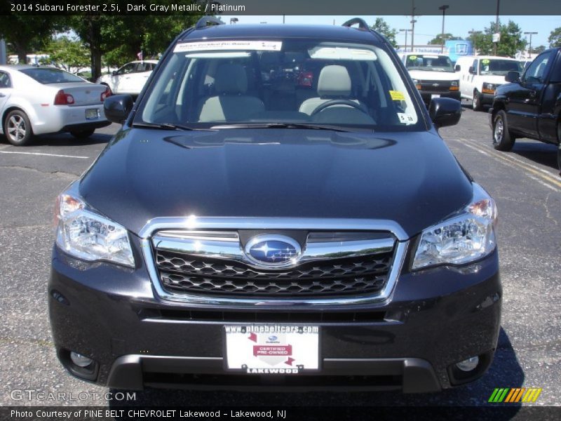 Dark Gray Metallic / Platinum 2014 Subaru Forester 2.5i