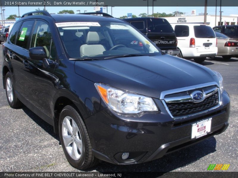 Dark Gray Metallic / Platinum 2014 Subaru Forester 2.5i