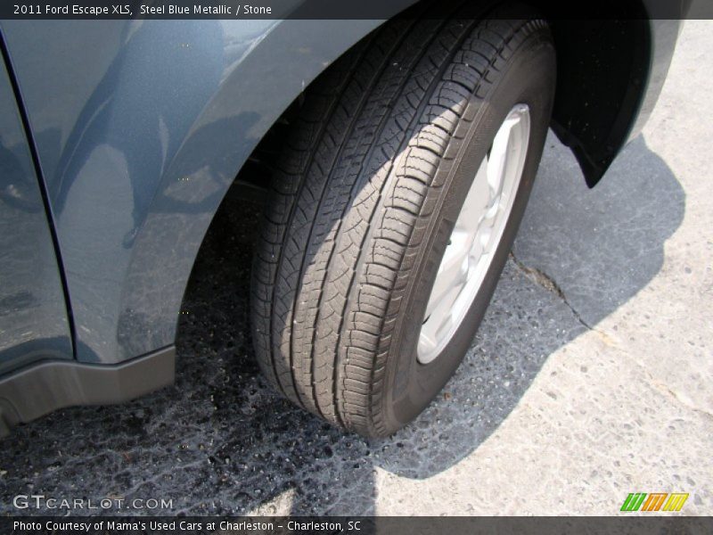 Steel Blue Metallic / Stone 2011 Ford Escape XLS