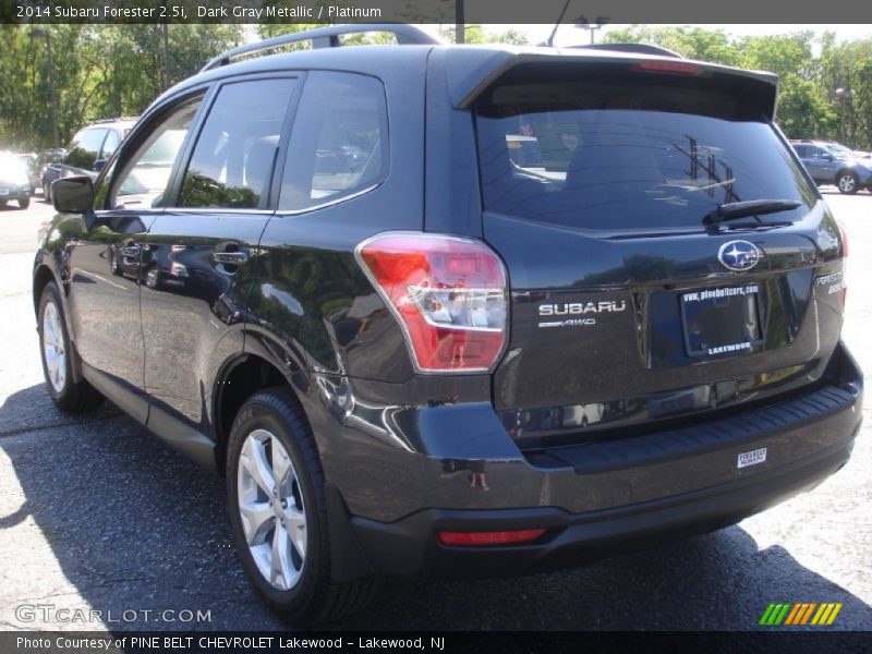 Dark Gray Metallic / Platinum 2014 Subaru Forester 2.5i