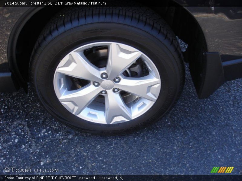 Dark Gray Metallic / Platinum 2014 Subaru Forester 2.5i