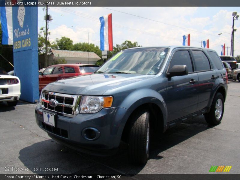 Steel Blue Metallic / Stone 2011 Ford Escape XLS