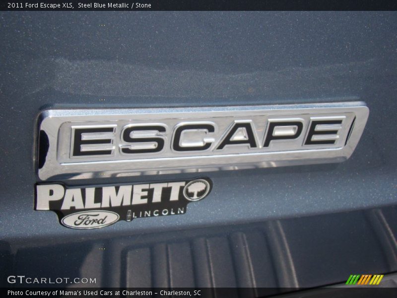 Steel Blue Metallic / Stone 2011 Ford Escape XLS