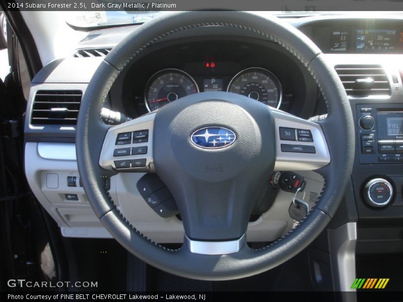 Dark Gray Metallic / Platinum 2014 Subaru Forester 2.5i