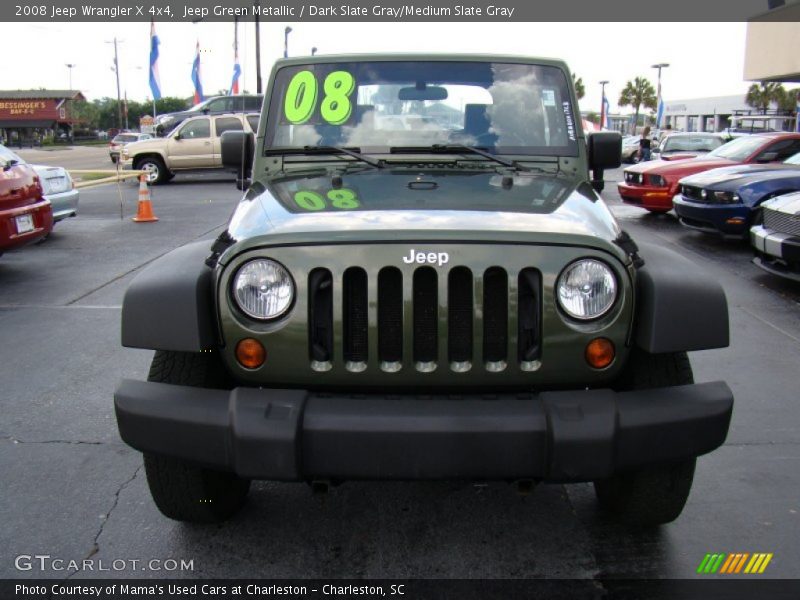 Jeep Green Metallic / Dark Slate Gray/Medium Slate Gray 2008 Jeep Wrangler X 4x4