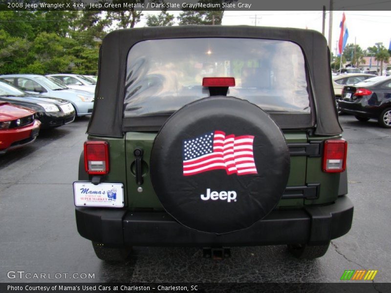 Jeep Green Metallic / Dark Slate Gray/Medium Slate Gray 2008 Jeep Wrangler X 4x4