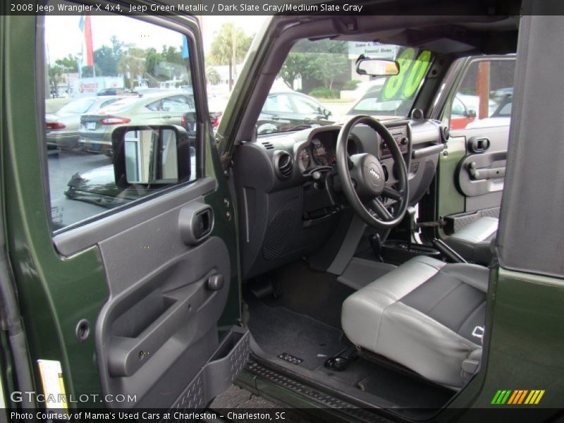 Jeep Green Metallic / Dark Slate Gray/Medium Slate Gray 2008 Jeep Wrangler X 4x4