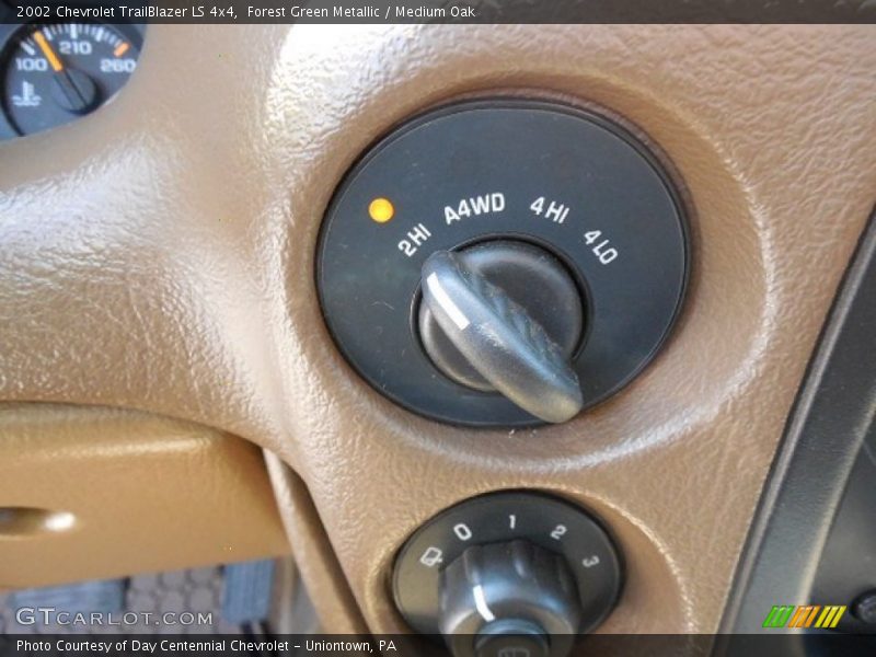 Forest Green Metallic / Medium Oak 2002 Chevrolet TrailBlazer LS 4x4