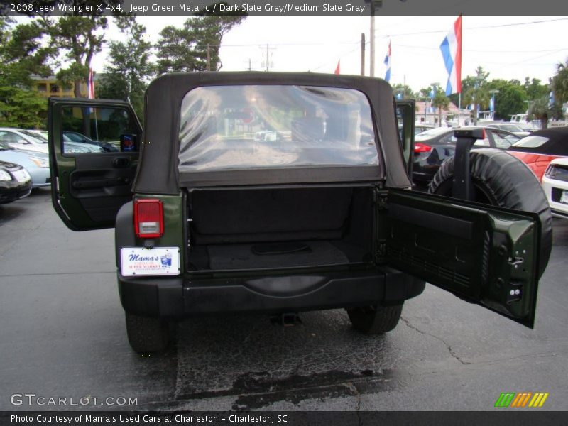 Jeep Green Metallic / Dark Slate Gray/Medium Slate Gray 2008 Jeep Wrangler X 4x4