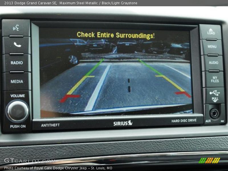 Maximum Steel Metallic / Black/Light Graystone 2013 Dodge Grand Caravan SE