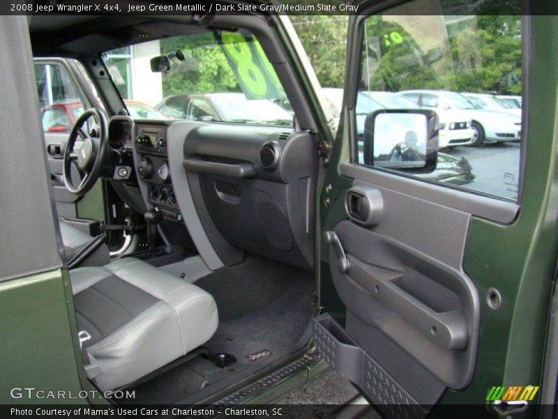 Jeep Green Metallic / Dark Slate Gray/Medium Slate Gray 2008 Jeep Wrangler X 4x4