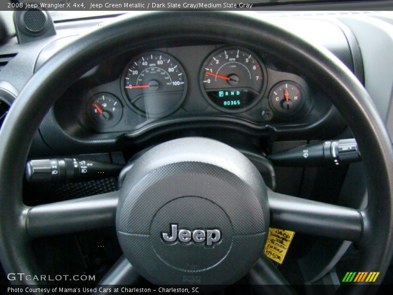 Jeep Green Metallic / Dark Slate Gray/Medium Slate Gray 2008 Jeep Wrangler X 4x4