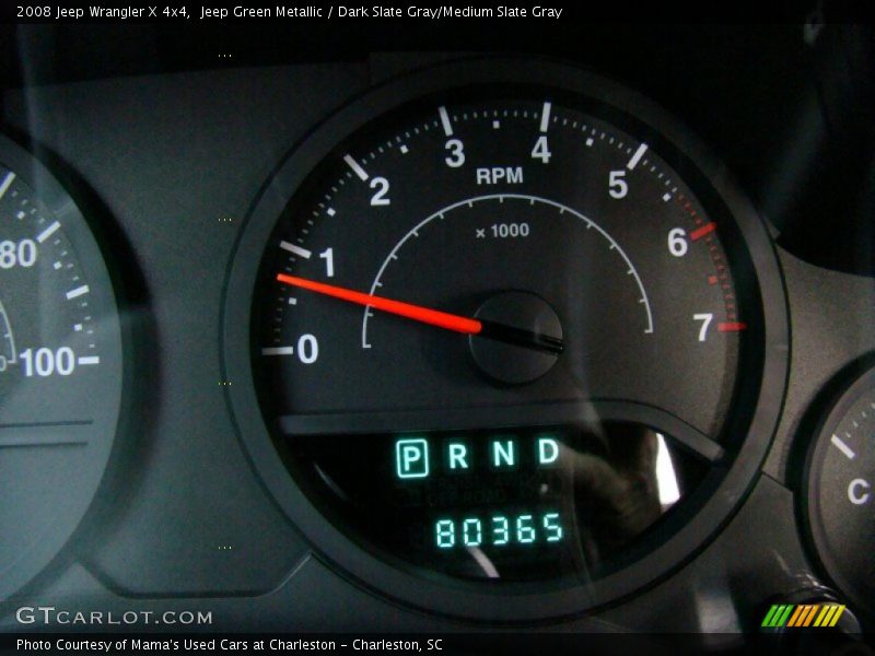 Jeep Green Metallic / Dark Slate Gray/Medium Slate Gray 2008 Jeep Wrangler X 4x4