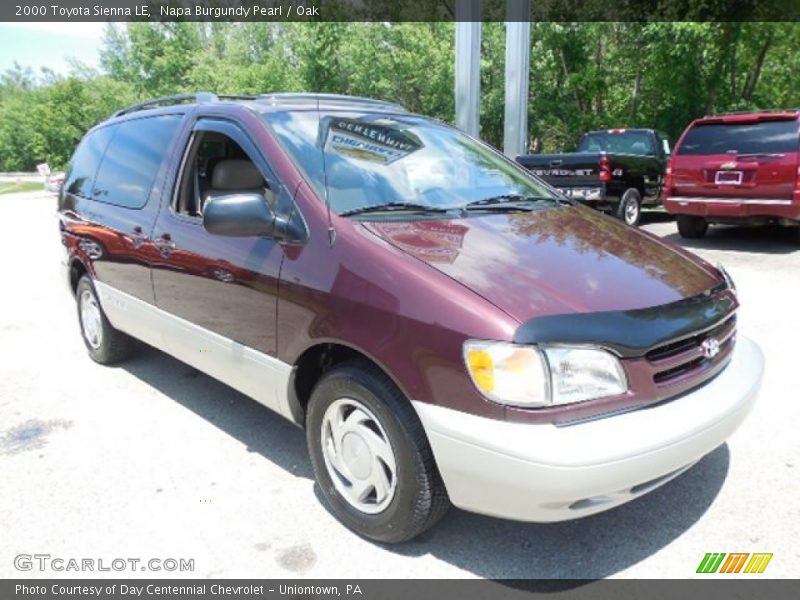 Front 3/4 View of 2000 Sienna LE
