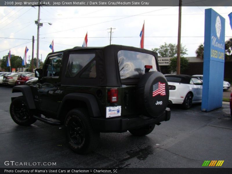 Jeep Green Metallic / Dark Slate Gray/Medium Slate Gray 2008 Jeep Wrangler X 4x4