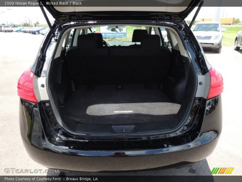 Wicked Black / Black 2009 Nissan Rogue S