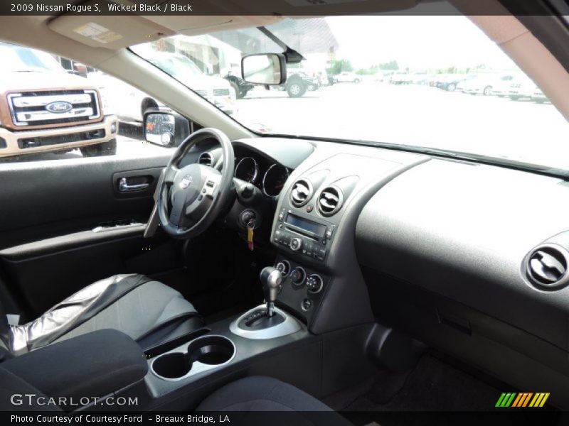 Wicked Black / Black 2009 Nissan Rogue S