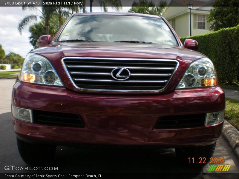 Salsa Red Pearl / Ivory 2008 Lexus GX 470