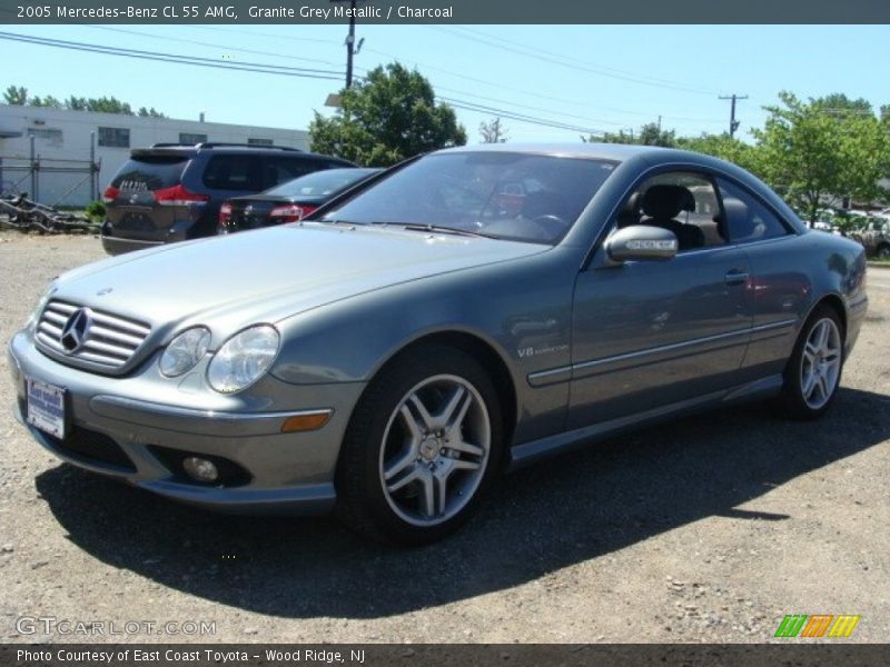 Granite Grey Metallic / Charcoal 2005 Mercedes-Benz CL 55 AMG