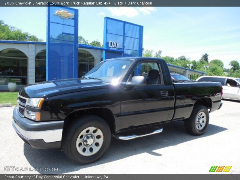 Black / Dark Charcoal 2006 Chevrolet Silverado 1500 Work Truck Regular Cab 4x4