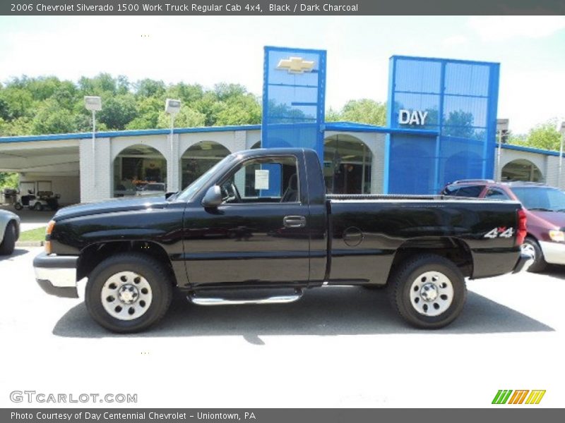 Black / Dark Charcoal 2006 Chevrolet Silverado 1500 Work Truck Regular Cab 4x4