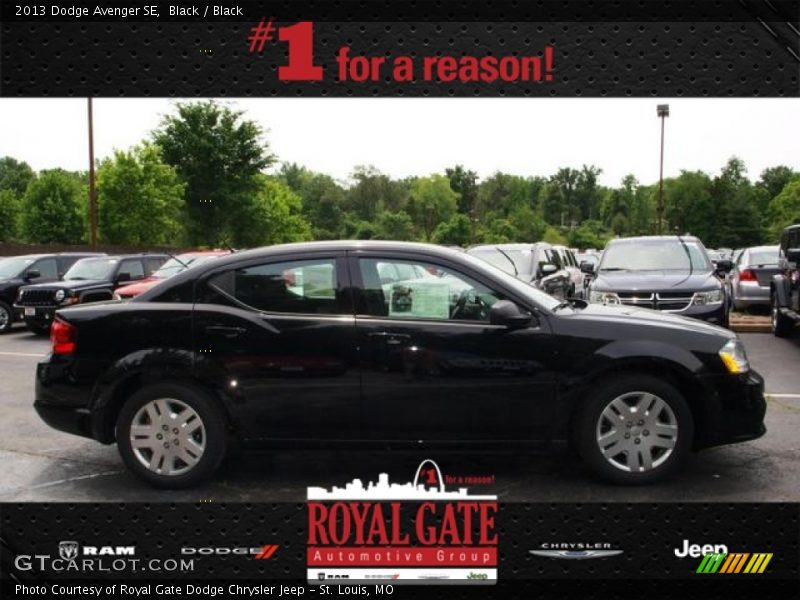 Black / Black 2013 Dodge Avenger SE